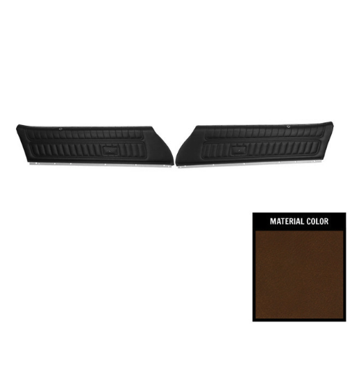 1976-1981 Firebird; Door Panel Emblem; Black and Gold; Each